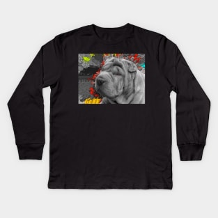 Shar Pei #2 Kids Long Sleeve T-Shirt